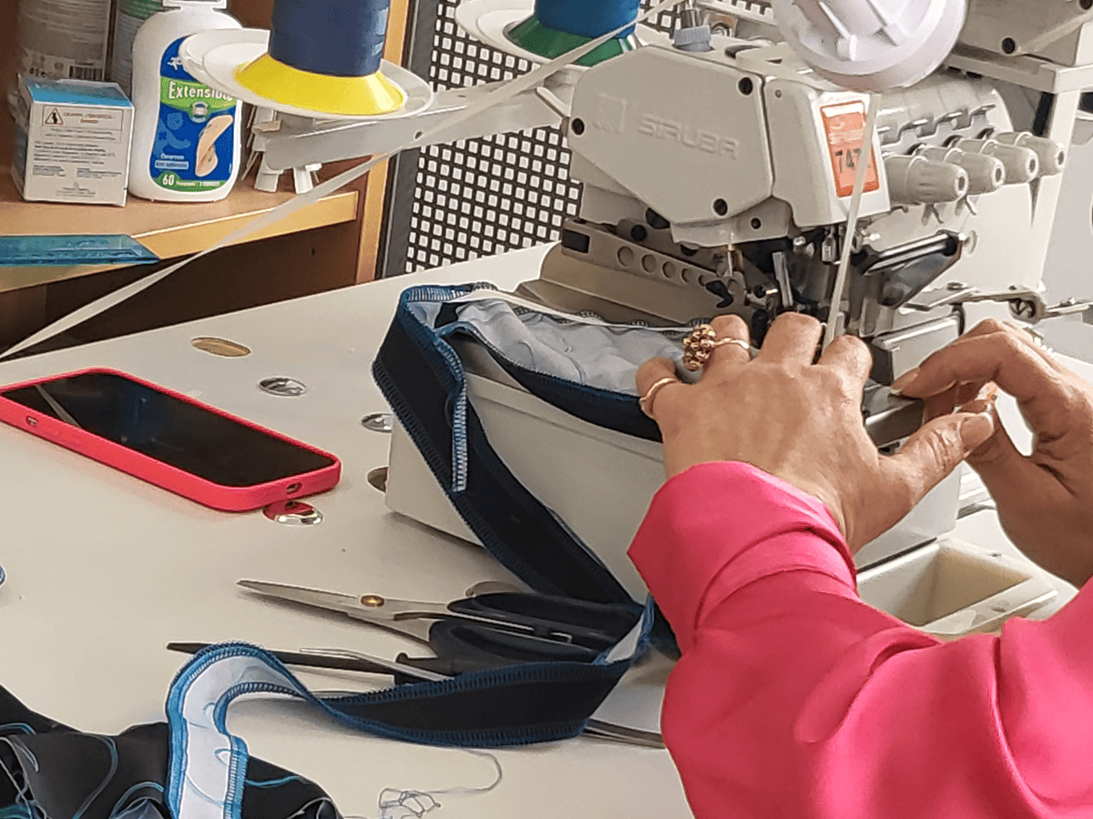 Photo de confection de maillot de bain