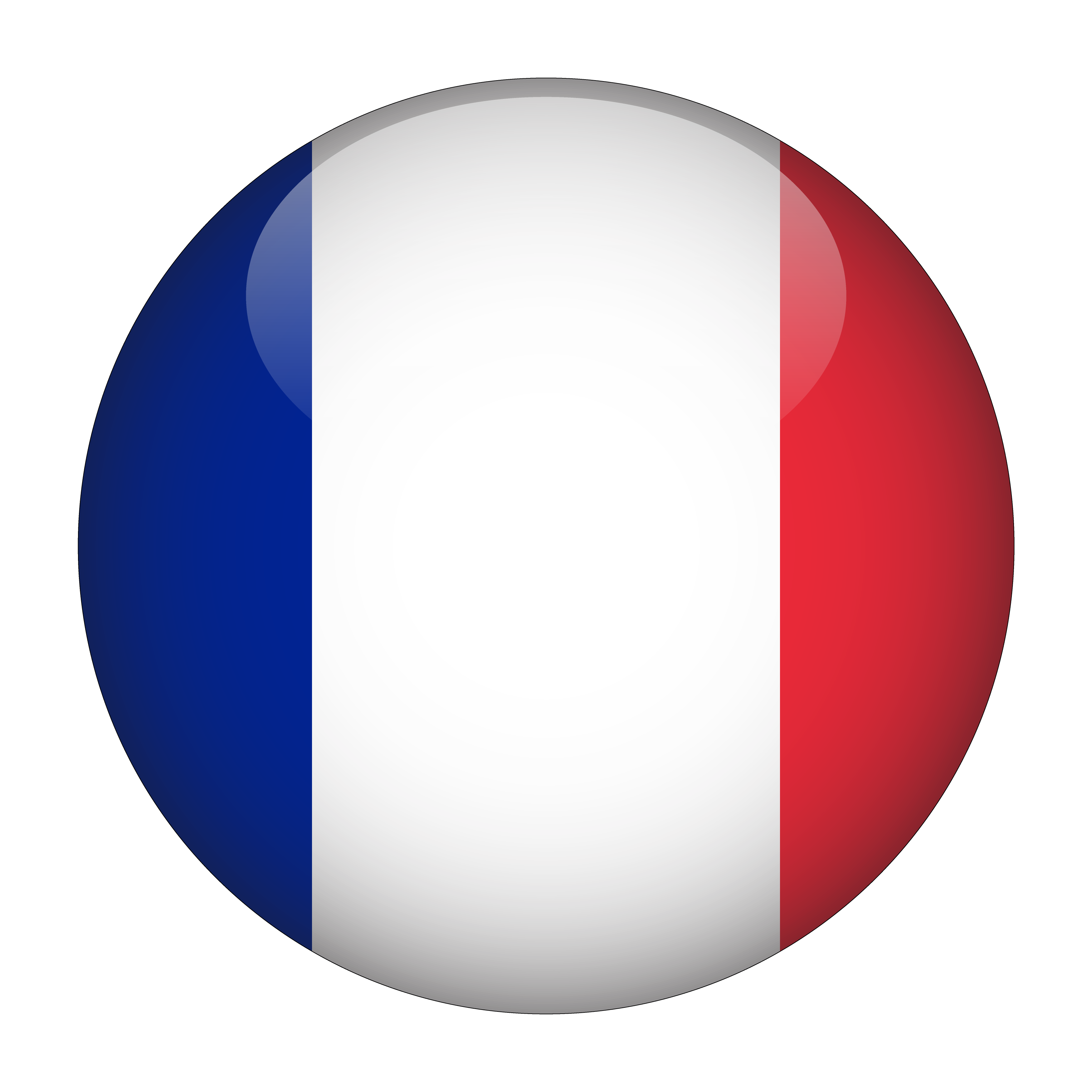 drapeau france en 3d