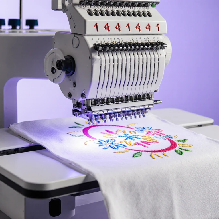 Photo d'une broderie personnalisée sur un vêtement