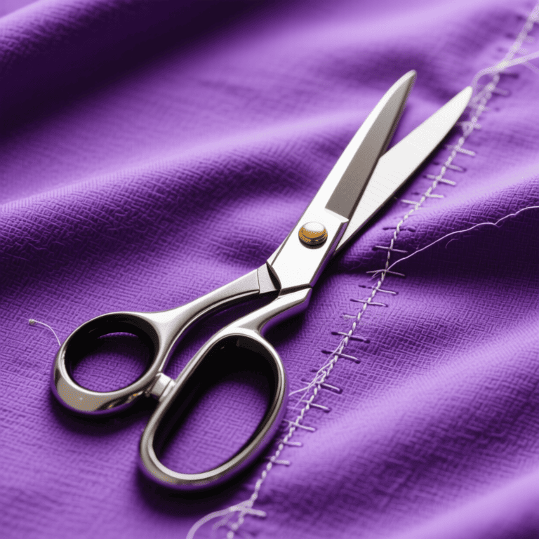 Photo d'une paire de ciseau pour la retouche de vêtement