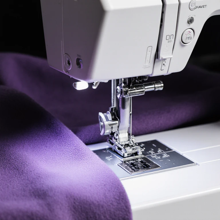 Image d'une machine à coudre prête à la confection artisanale