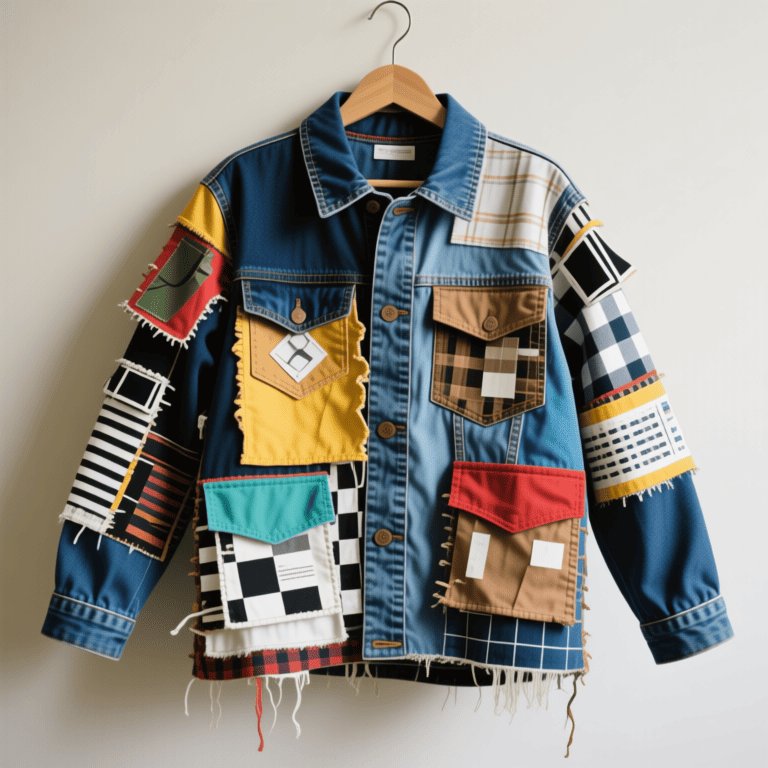 Photo d'une chemise en upcycling